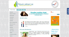 Desktop Screenshot of forumzdravi.cz